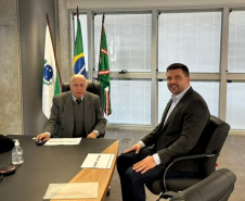 Dr. Gilberto Giacoia, Procurador-Geral de Justiça do Ministério Público do Paraná e Daniel Romanowski
